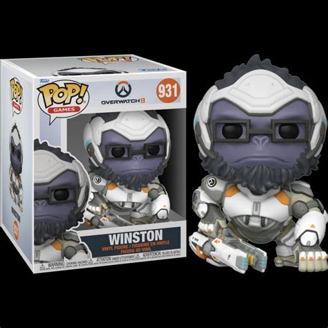 Funko Pop Games Overwatch 2 Winston Super Sized 6 931 Hobbies