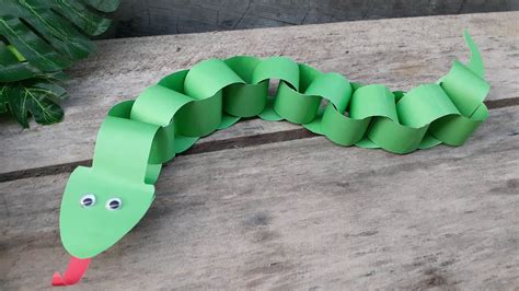 Cara Membuat Ular Dari Kertas How To Make A Snake Out Of Paper