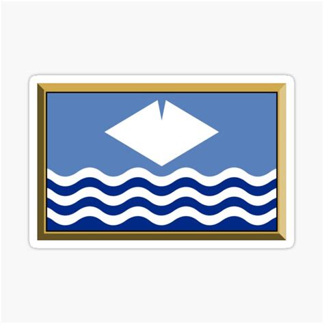 "Isle of Wight Flag Stickers, Gifts and Products" Sticker for Sale by ...