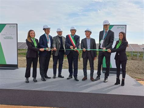 Nel Ferrarese Inaugurato Il Nuovo Parco Solare Enel Da 17 MW Energia