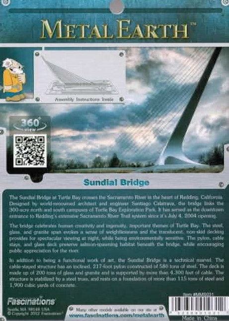 Metal Earth Sundial Bridge R4lus