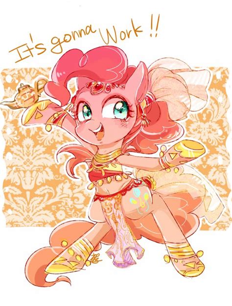 1180774 Safe Artist Sibashen Pinkie Pie Pony Belly Button Belly