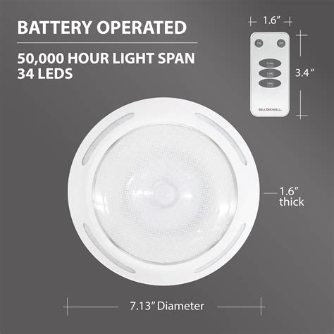 Bionic Motion Activated Compact Ceiling Light – Bell + Howell