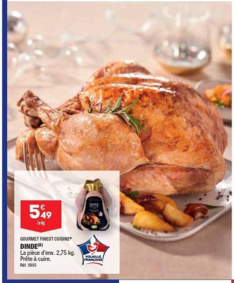 Promo Gourmet Finest Cuisine Dinde Chez Aldi Icatalogue Fr