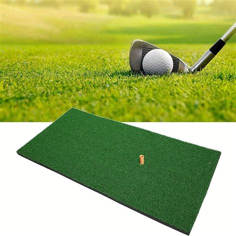 Golf Hitting Mat Portable Golf Swing Eva Artificial Grass Mat For Men Women Indoor Outdoor Golf