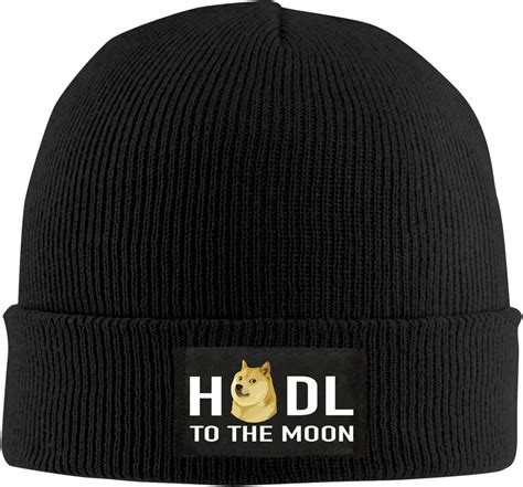 Yaxinduobao Dogecoin Doge Hodl To The Moon Beanies Winter Skull Cap