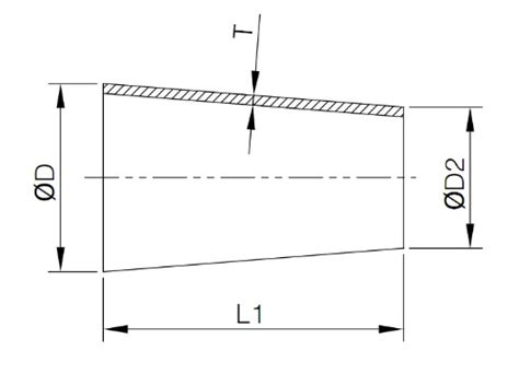 Переход под сварку с DN25 на DN32