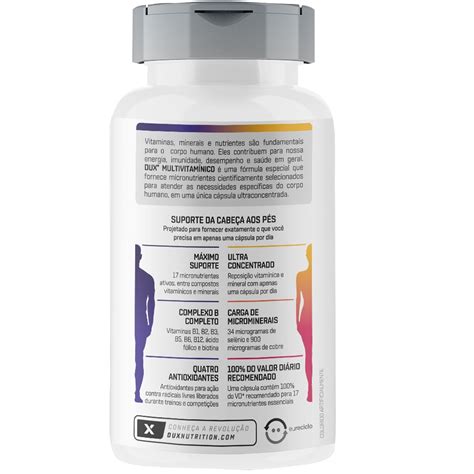 Multivitaminico 90 Capsulas Dux Dux Nutrition Lab