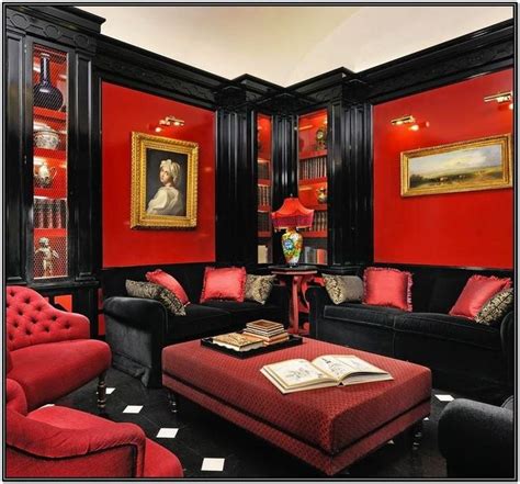 Red White And Black Living Room Ideas Red Living Room Decor Black