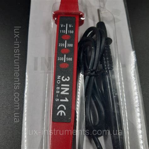 Индикатор напряжения двухполюсный 220-380В, 750мм (VT-4005 Intertool ...
