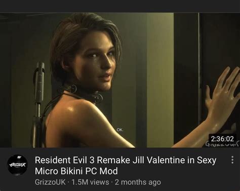 Resident Evil 3 Remake Jill Valentine In Sexy Micro Bikini PC Mod