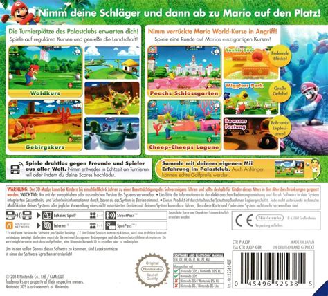 Mario Golf World Tour Cover Or Packaging Material MobyGames