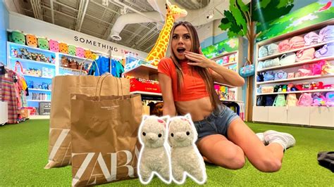 TAKING MY CRAZY LLAMAS SHOPPING TOY STORE YouTube