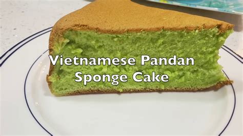 Pandan Sponge Cake Recipe潘丹海绵蛋糕食谱 Youtube