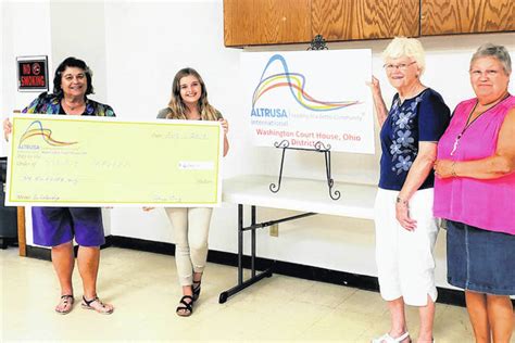 Altrusa Awards 2nd Of 3 Scholarships Record Herald