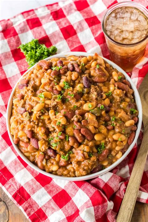 Best Slow Cooker Cowboy Beans Recipe Calico Beans