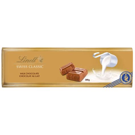 Lindt Swiss Classic Gold Milk Chocolate Bar 300g