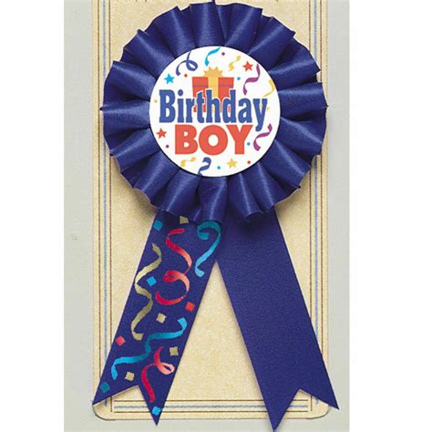 Birthday Boy Rosette Badge Ebay