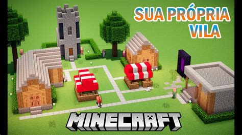 Minecraft Construindo Uma Vila Youtube