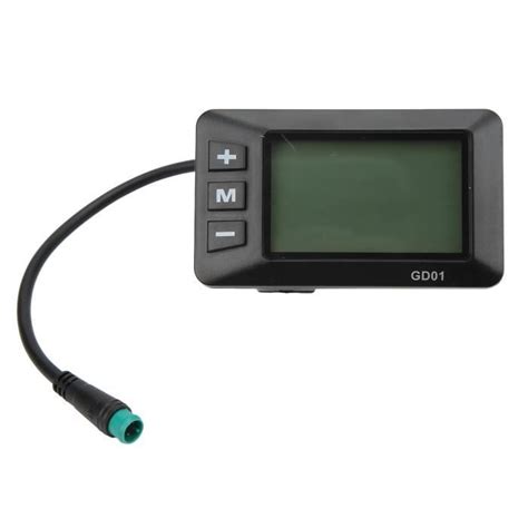 Écran GD01 de vélo électrique VINGVO Affichage LCD étanche 36V 48V