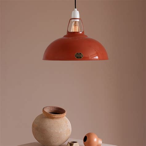 Suspension Coolicon Original Terracotta émaillée diamètre 23 cm