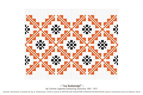 Semne Cusute Romanian Traditional Motifs Simple Cross Stitch Cross