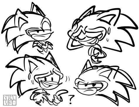 Sonic Adventure 2 Reimagined Sonic Expressions By Rylanlego On