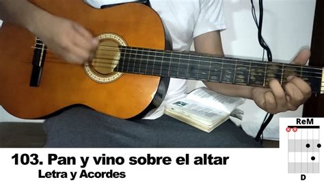 Pan Y Vino Sobre El Altar Letra Y Acordes Tutorial Guitarra