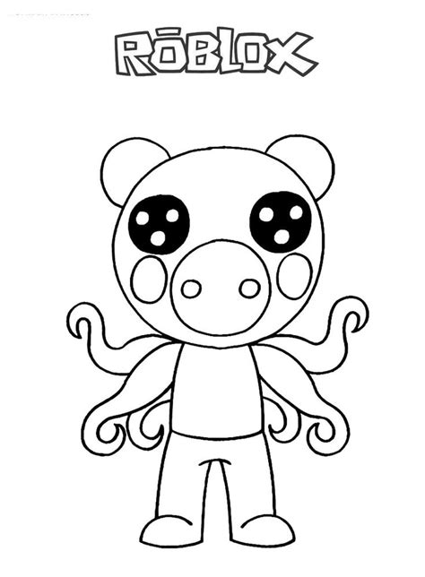 Piggy Coloring Pages Printable Pdf | Coloring pages inspirational, Cute ...