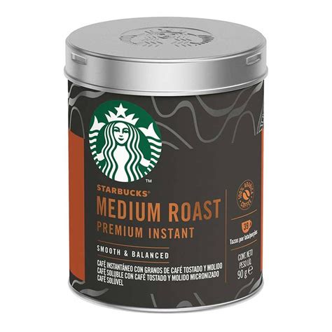 Café instantáneo Starbucks premium medium roast 90 g Walmart