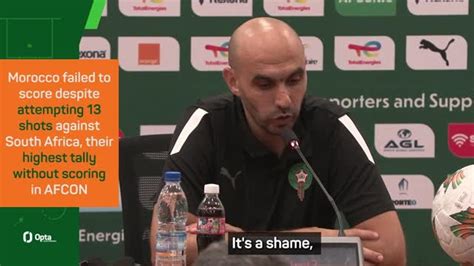 Regragui Takes Responsibility For Morocco Shock Afcon Exit Video