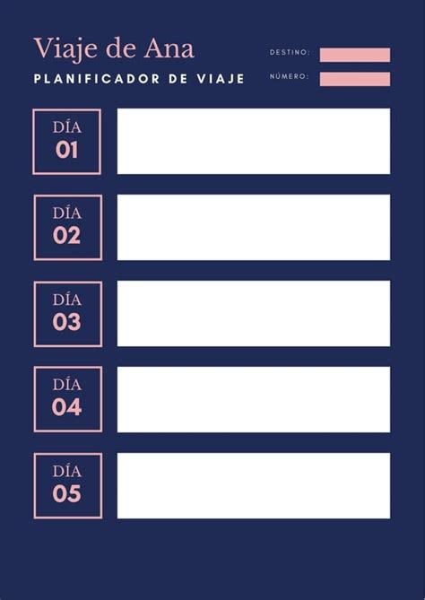 Plantillas De Itinerarios De Viajes Editables Canva