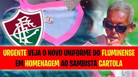 URGENTE Fluminense lança uniforme em homenagem a Cartola Veja a