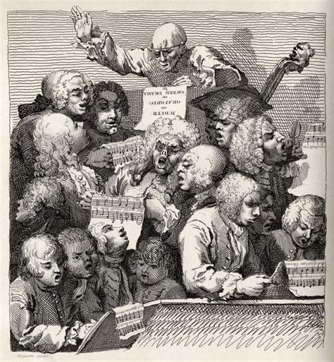 The Chorus From The Works Of William Hogarth Reproductions De