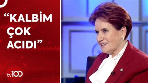 MERAL AKŞENER DEN ALEVİ VİDEOSU AÇIKLAMASI TV100 HABER YouTube