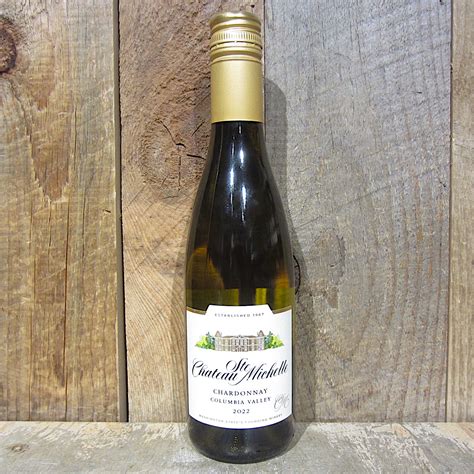 Chateau Ste Michelle Chardonnay 375ml Half Size Btl Oak And Barrel