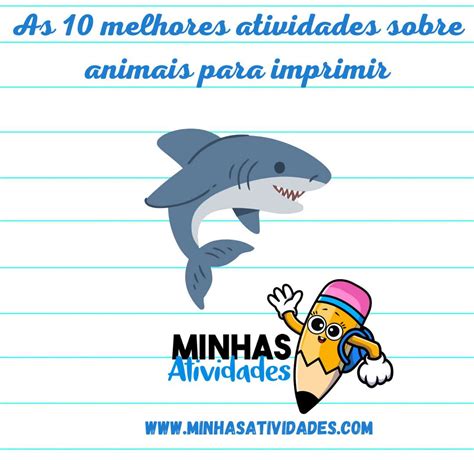 Atividades Sobre Animais Educação Infantil Para Imprimir