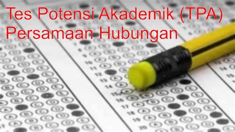 Soal TPA Dan Pembahasan Pembahasannya Gratis Dan Online Akademik Tes