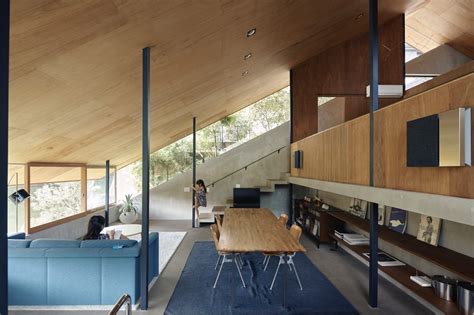 Yukawa Design Lab S Margin House Is Built Around A Multipurpose Atrium With A Tree Artofit