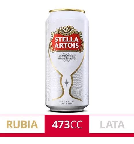 Cerveza Stella Artois Belgium Lager Lata Cc Mercadolibre