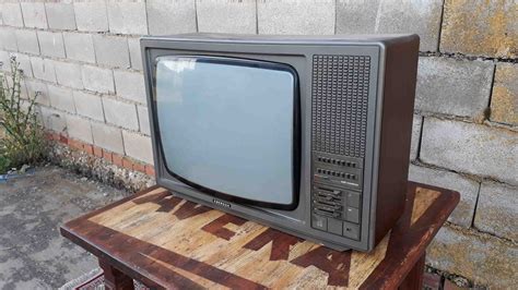 Televisor Antiguo Vintage Marca Emerson Televisión Antigua Retro Años