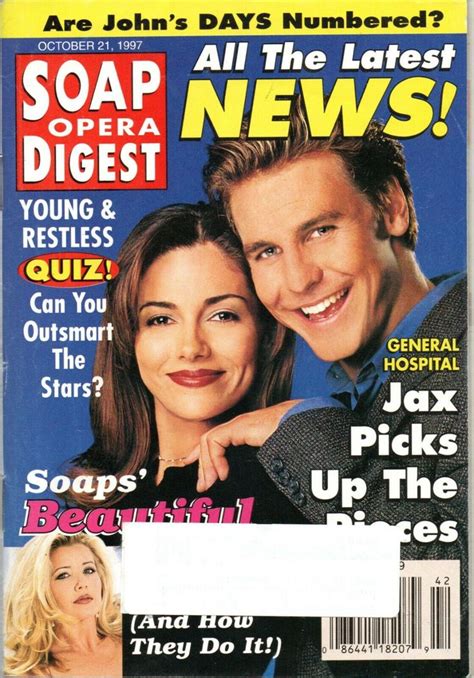 Soap Opera Digest Magazine October Vanessa Marcil Ingo