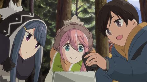 Laid Back Camp English Dub A Night On The Lake Shore And Campers