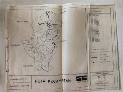 Peta Kecamatan Jonggol Dinas Arsip Perpustakaan Kab Bogor