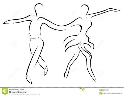 Chacha Dancers Stock Vector Illustration Of Rhythm Dance 26666472