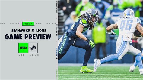 2022 Week 4 Seahawks At Lions Game Preview Youtube