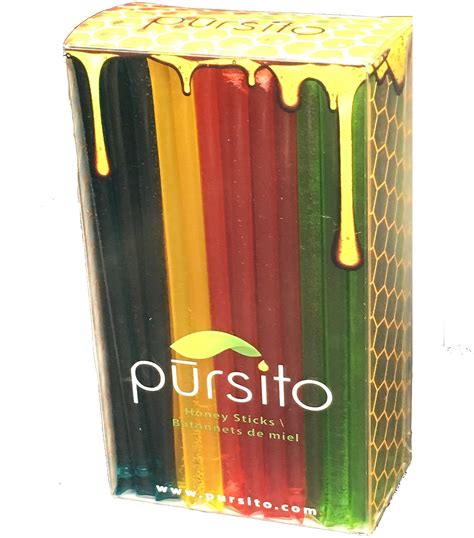 Sour Honey Sticks 100 Pursito Brand Variety Pack T Set Of Honeystix