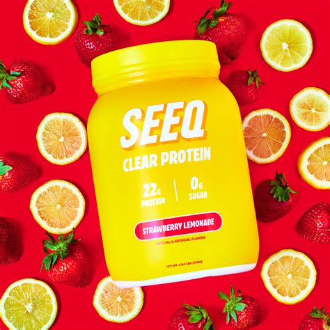 Strawberry Lemonade Clear Whey Isolate Protein Seeq