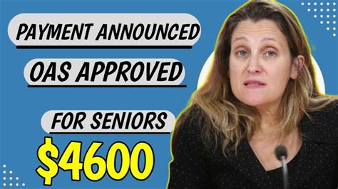 New Oas Pension Approved By Justine Trudeau Of About Per Month