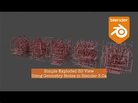 Livenoding D Exploded View Using Instance Transform Of Geometry Nodes